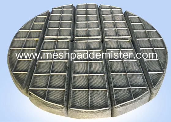 استاندارد Iso Wire Mesh Demister 0.25mm Ss304 316 316l