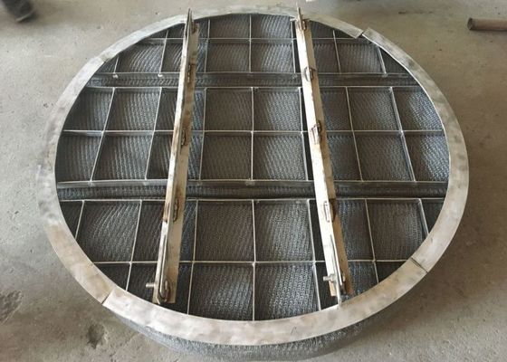 SS304 گره بخار مایع جدا کننده مایع با حلقه و پرتو پشتیبانی می کند